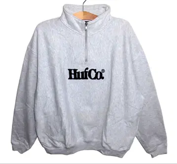 정가 1.8만 새상품급 HUF 하프 지퍼 헤비 웨이트 맨투맨 XL