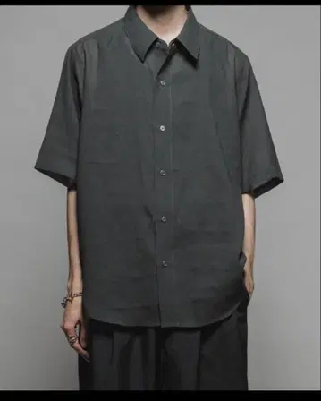 Casper John 바리아스 루즈 셔츠[시어] 차콜 그레이