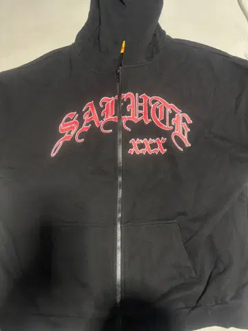 SALUTE xxx ACADEMY +86 집업 후드티