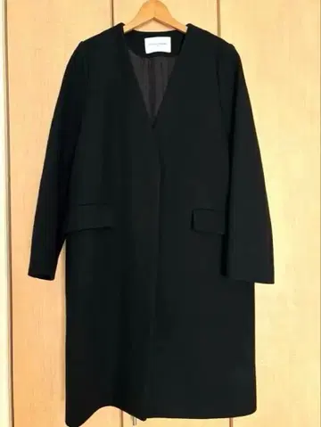 UNITED ARROWS 노카라 코트 38 블랙