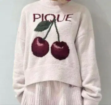 젤라또피케 체리 자카드 풀오버 리브 플레어 숏팬츠