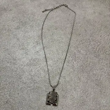 스퀘어 스톤 y2k grunge 펑크 necklace archive