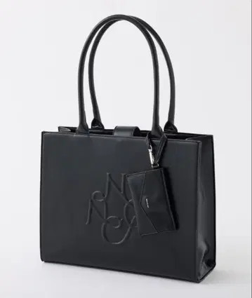 A4 사이즈 수납/로고 모티브 엠보싱 토트백