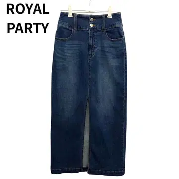 로얄 파티 다크 데님 타이트 스커트 캐주얼 S 여성용