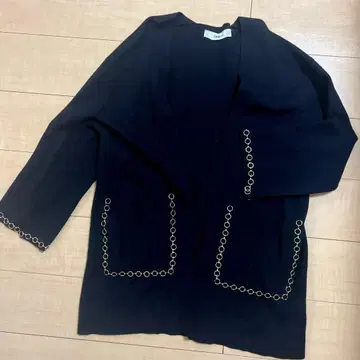 ZARA 니트 가디건 골드