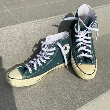 Converse 하이컷 스니커즈 다크 그린