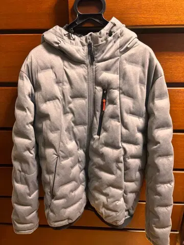 FieldCore 후드 부착 다운 자켓 L 그레이