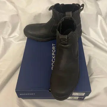 ROCKPORT 블랙 사이드 고어 부츠 27.5cm