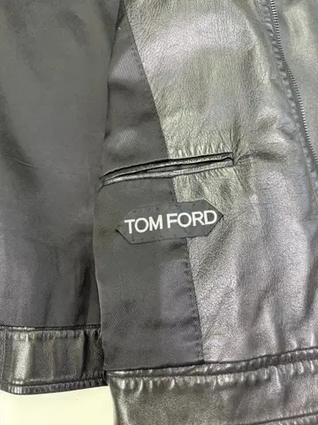 가격 인하! TOM FORD 블랙 가죽 자켓 L