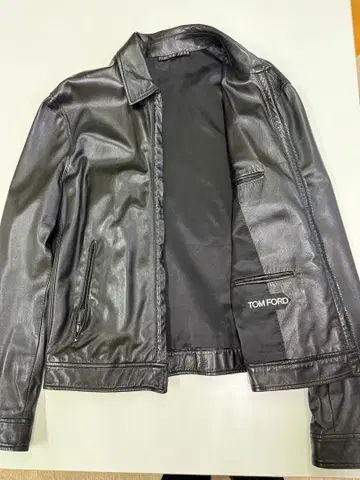 가격 인하! TOM FORD 블랙 가죽 자켓 L