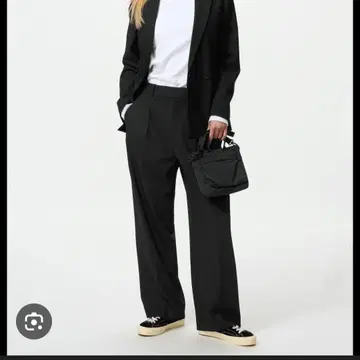 UNIQLO/턱 와이드 팬츠 2개