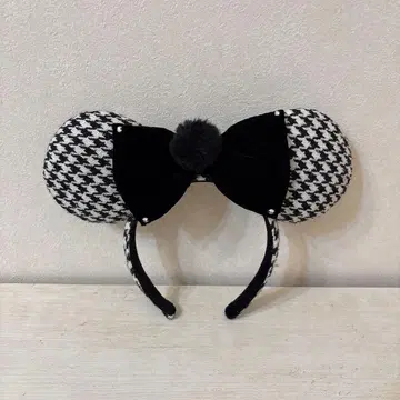 디즈니 머리띠 하운드투스 체크