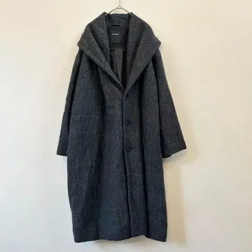 새상품급 파드칼레 21aw 헤링본 울 코트 롱