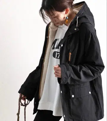 아우터 블랙 클래식 엘프