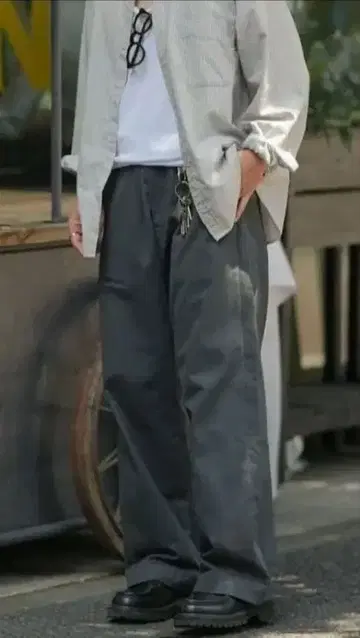 BONBON BLUETOWN TOKYO 베이직 치노 팬츠 (그레이)