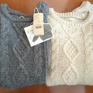 스튜디오 클립 케이블 니트 2점