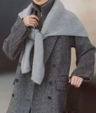 마더 폼 자켓 체크