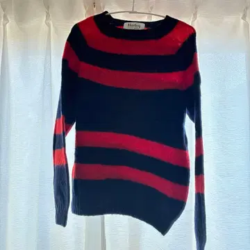 Harley 스트라이프 긴팔 스웨터