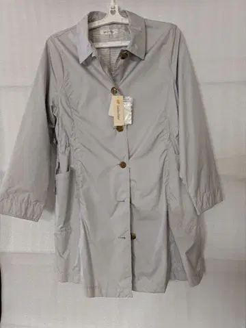 GoldenBear의 그레이 허리 조절 가능 봄 롱 코트