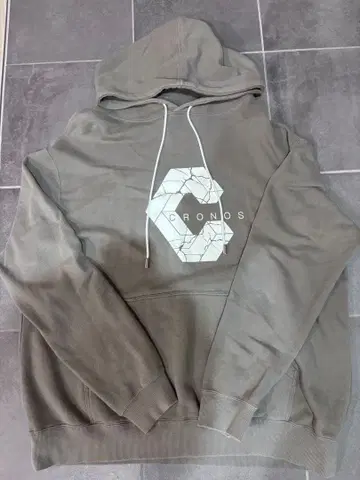 CRONOS 크로노스 후드 부착 후드티 카키