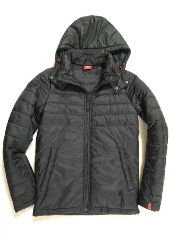 Ducati 블랙 다운 자켓 XXS