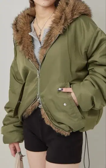 새상품! 리버서블 블루종