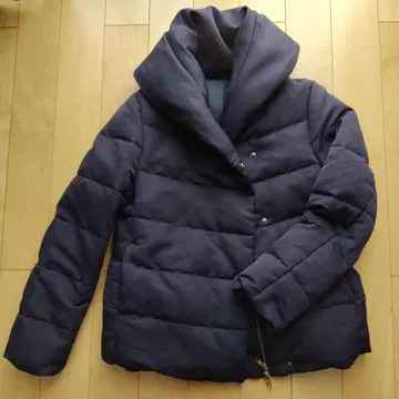 네이비 다운 자켓