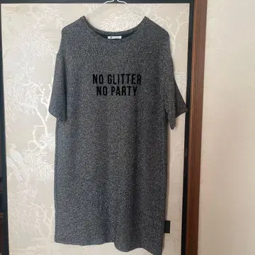 NO GLITTER NO PARTY 반팔 원피스 M