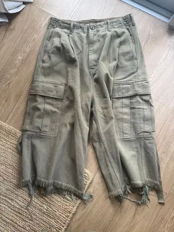 doublet SILK TWILL MILITARY PANTS sizeS