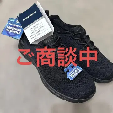 SKECHERS 메모리폼 스니커즈 블랙