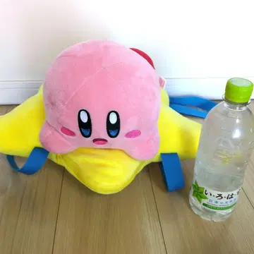 커비 별 모양 봉제 인형 백팩 타입