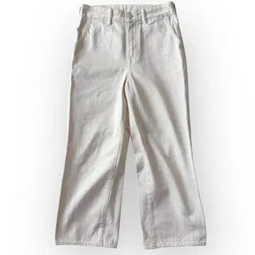 45R 포티파이브알 와이드 팬츠 청바지 데님 화이트 28