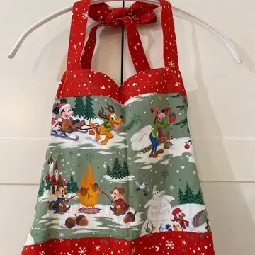 홍콩 디즈니 크리스마스 패턴 홀리데이 에이프런
