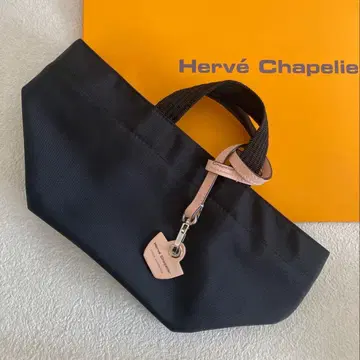 컨디션 최상 에르베샤 펠리에 901N 느와르 보트형 토트