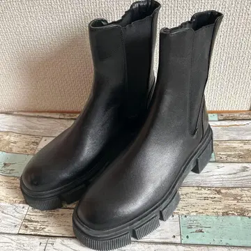 ZARA 사이드 고어 부츠 37 하자품