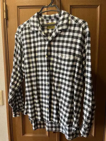 바셋 워커 플란넬 체크 셔츠 M 사이즈