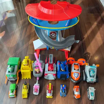 퍼피 구조대 퍼피 스테이션 미니카 세트