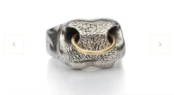 BULL NOSE RING IN MIXED METAL