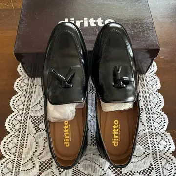 diritto 블랙 로퍼 리본 포함