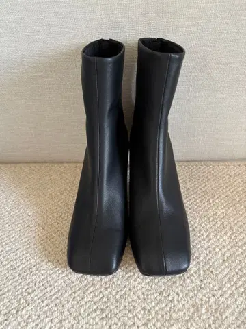 GALENA/가레나 가죽 스퀘어 부츠