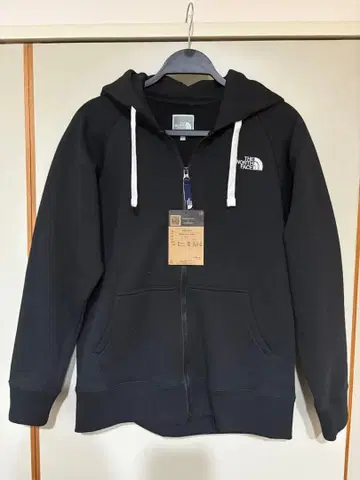 새상품 THE NORTH FACE 속기모 맨투맨 후드티 L 블랙