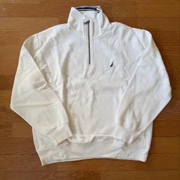 NAUTICA 하프 지퍼 후드티