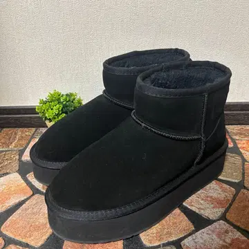 [ EMU Australia ] 플랫폼 어그 부츠 (25) 통굽 블랙