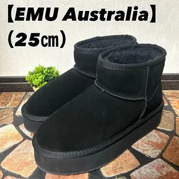 [ EMU Australia ] 플랫폼 어그 부츠 (25) 통굽 블랙