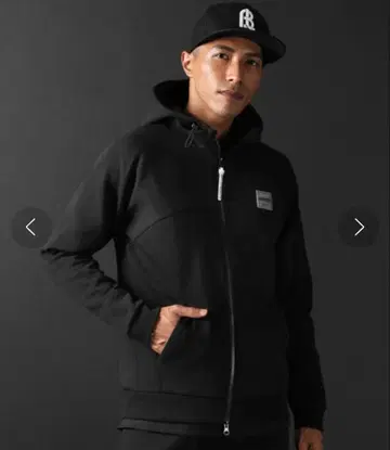 더퍼 기능소재 솔로텍스 종이상자 니트 지퍼 후드티 L