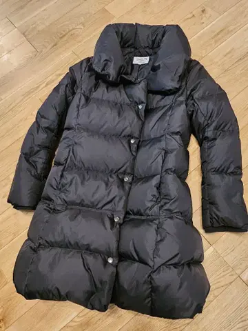 아놀드 파머 블랙 롱 기장 다운 자켓