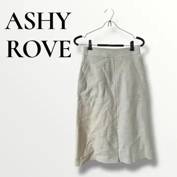 ASHY ROVE 아쉬로브 라이트 그레이 타이트 스커트