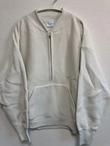 Framework 별주 Champion 아이보리 집업 트레이닝복