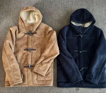 RAGEBLUE 페이크 무스탕 더플 코트 보아 2세트