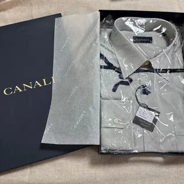 CANALI 그레이 긴팔 셔츠